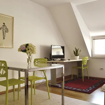 卢布尔雅那中心一室公寓酒店 *